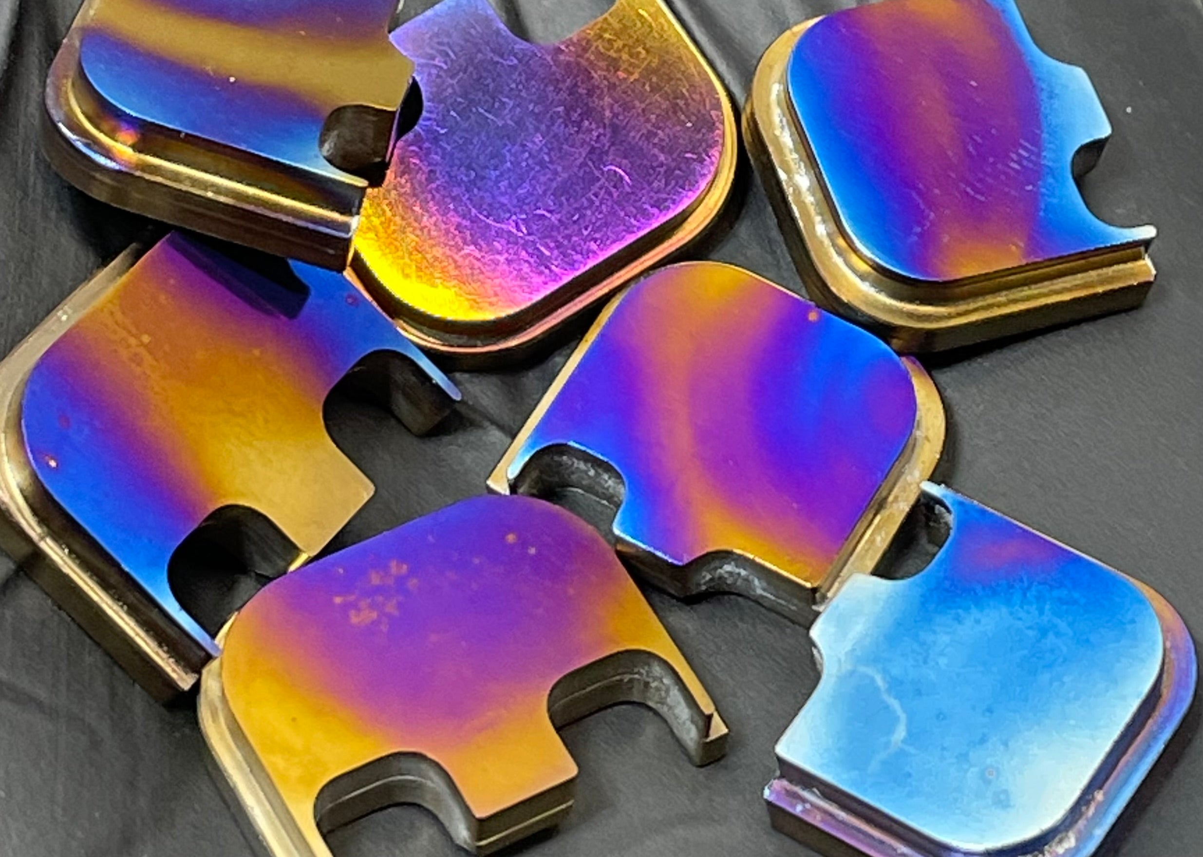 Flame Anodized Back Plates