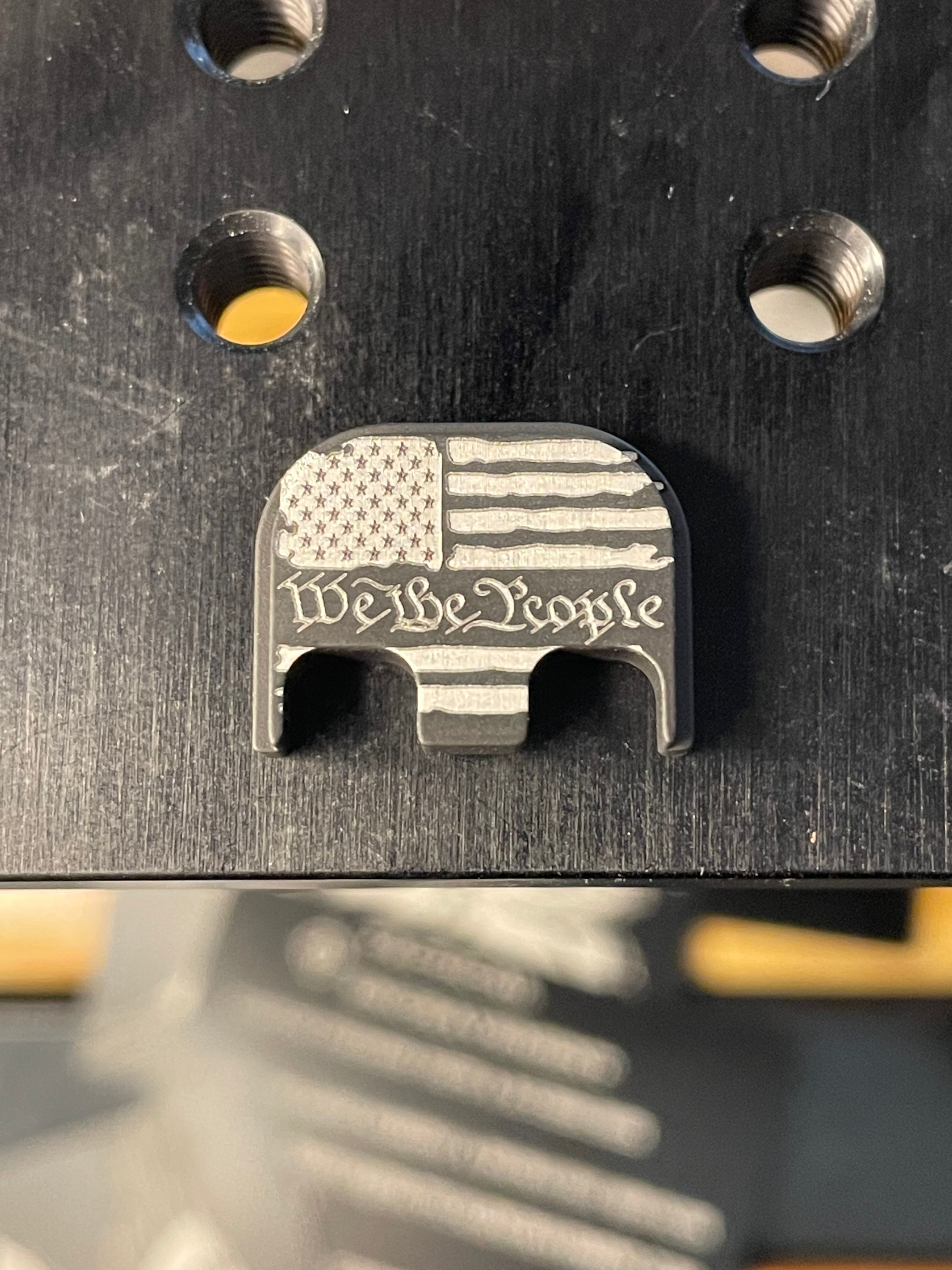 We The People Distressed American Flag