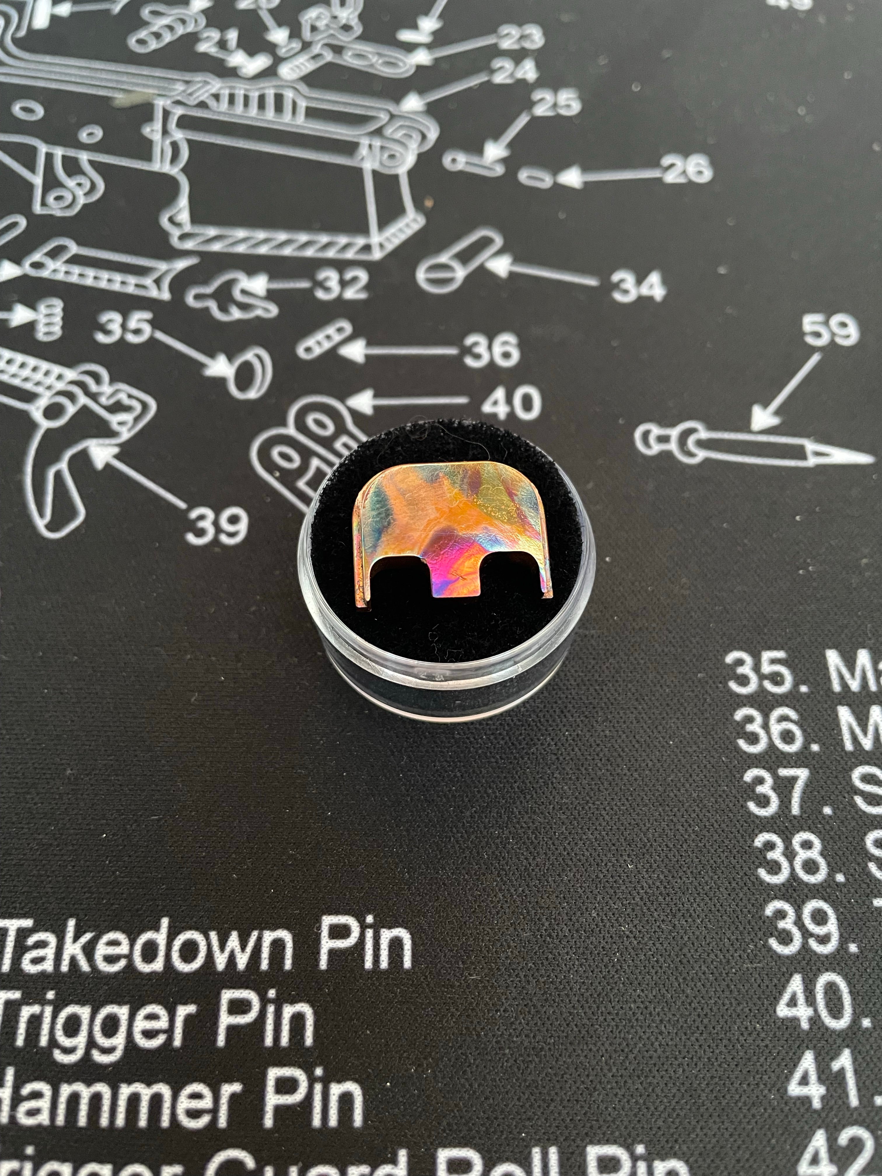 Flame Painted Backplate